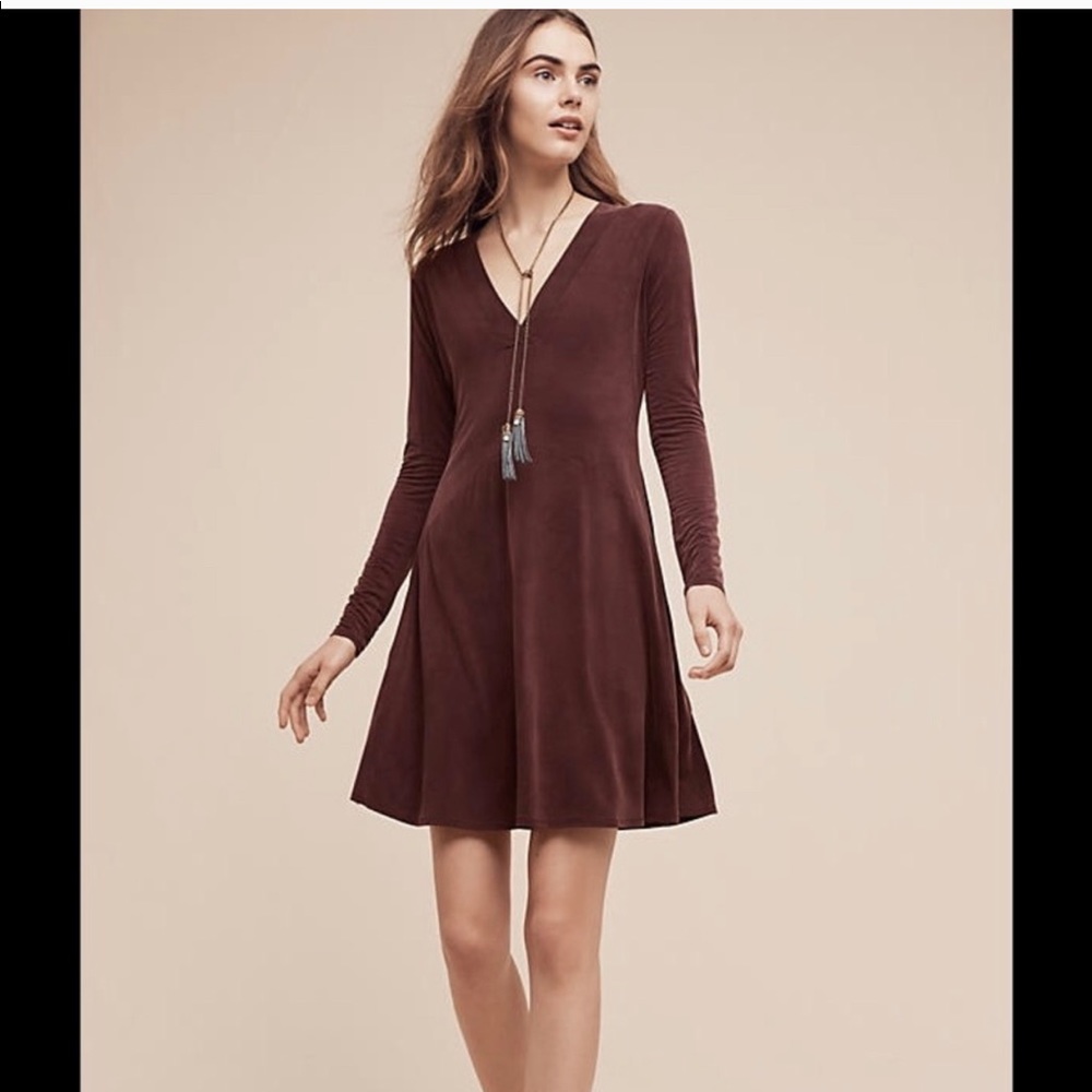 Anthropologie Dolan Dark Gray Dress